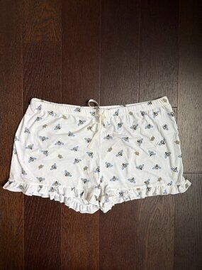 PJ Couture Pajama Shorts (Bumble Bee Print) - XL